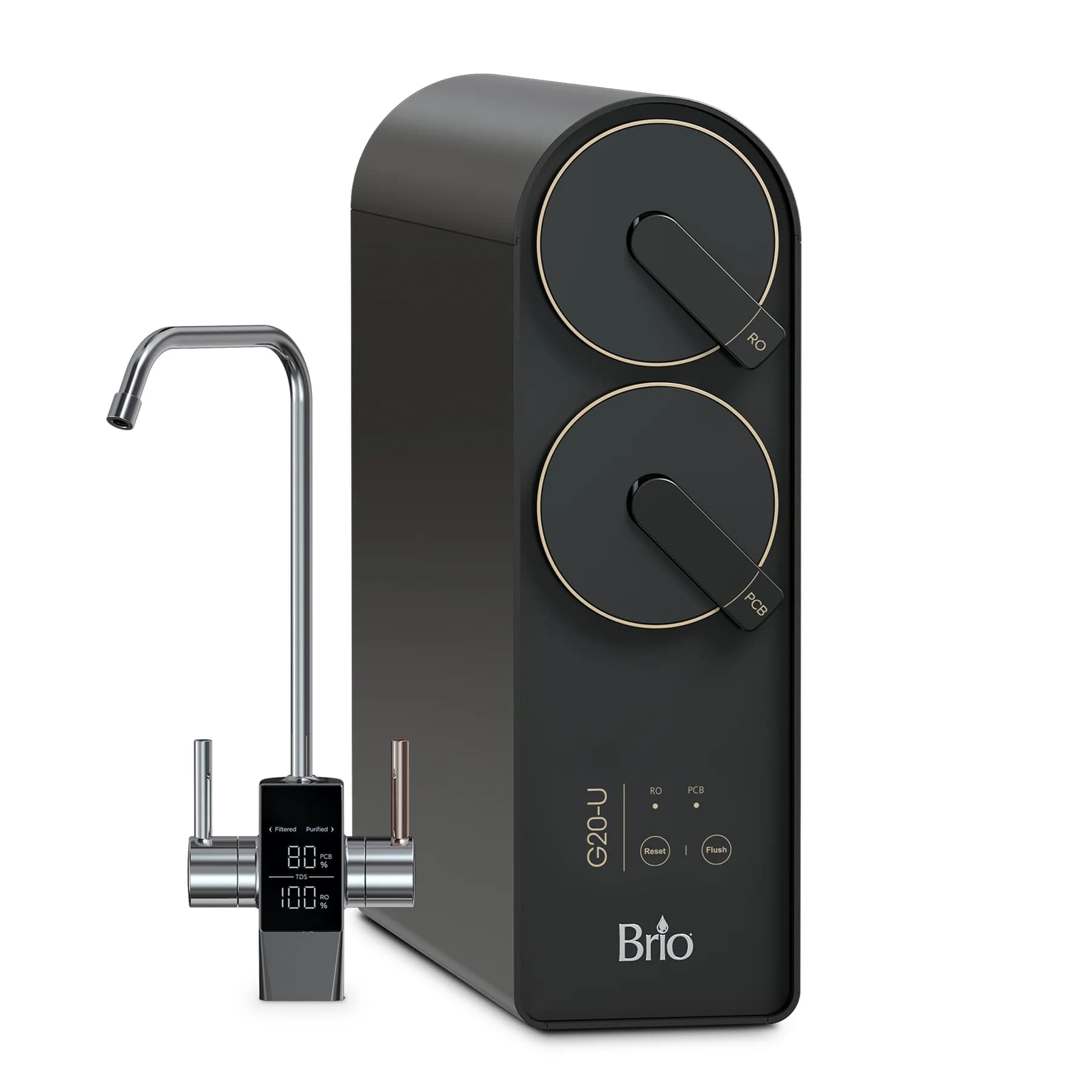 Brio G20-U RO Undersink Filtration System - Black